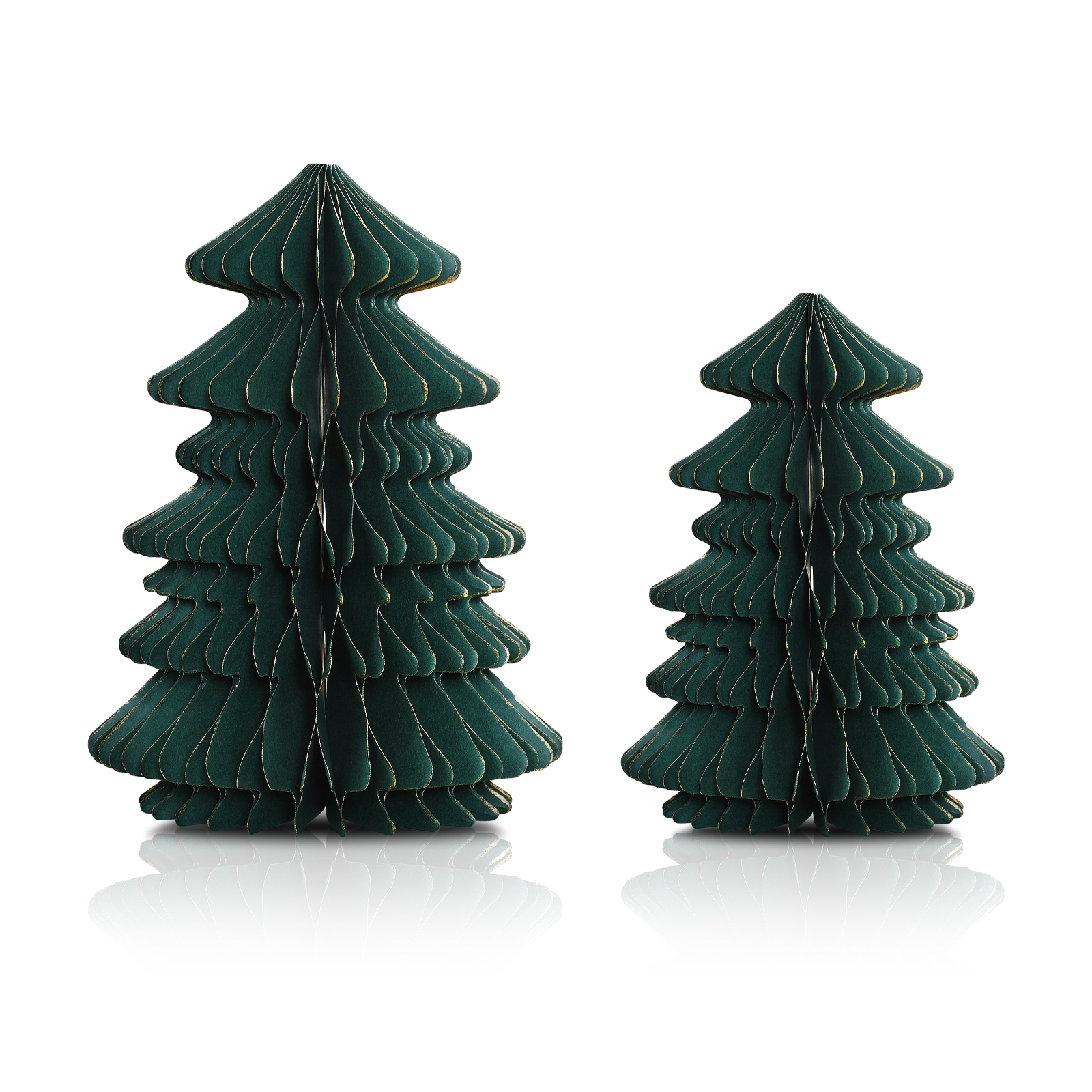 Dark green Honeycomb paper Tree ornaments-03.jpg